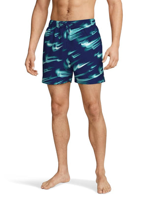 Nike Swim Breaker Men's 5" Brief-Lined Volley Short - Blue alternate image 1