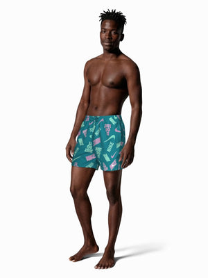Nike Swim Breaker Men's 5" Brief-Lined Volley Short - Lt Magenta