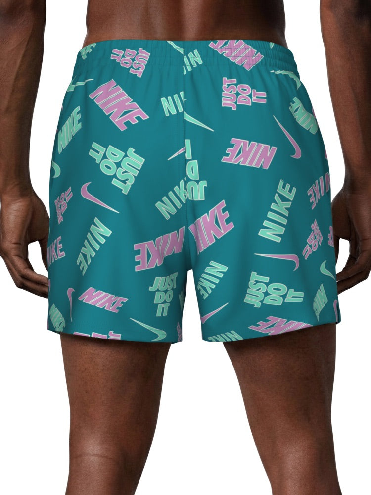 Nike Swim Breaker Men's 5" Brief-Lined Volley Short - Lt Magenta alternate image 3