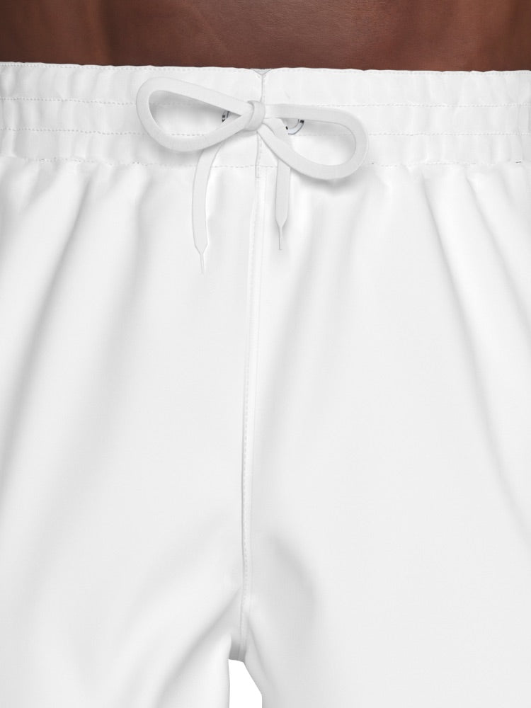 Nike Swim Breaker Men's 9" Brief-Lined Volley Short - White alternate image 4