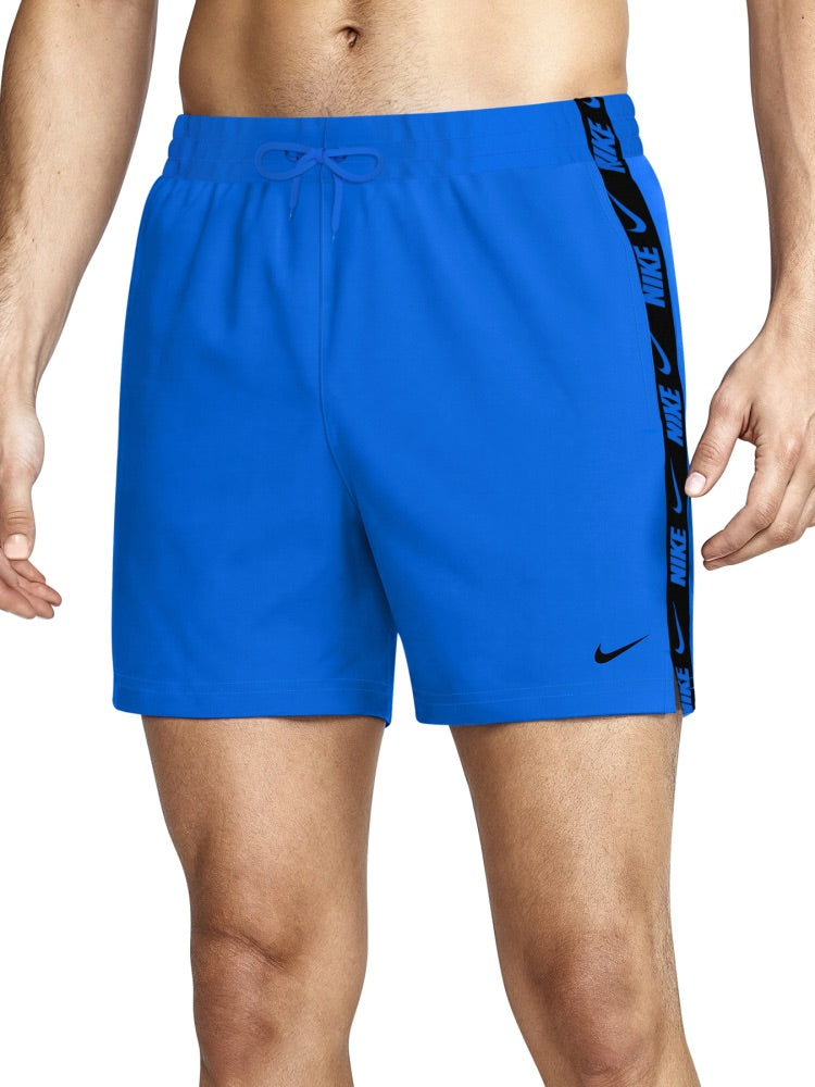 Nike Swim Breaker Men's 5" Brief-Lined Volley Short - Blue Crystal alternate image 2