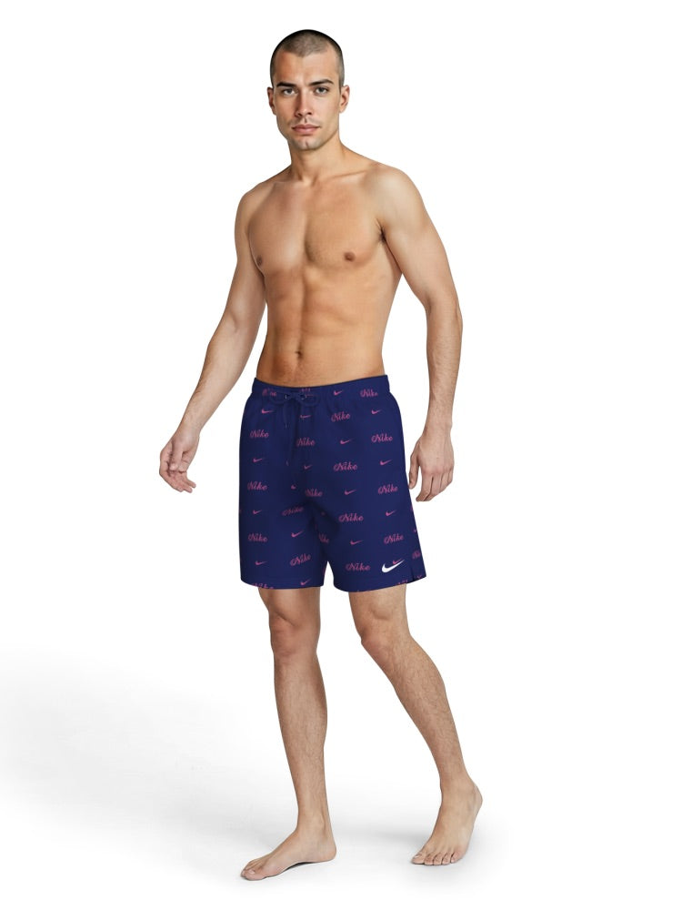 Nike Swim Breaker Men's 7" Brief-Lined Volley Short - Midnight Navy