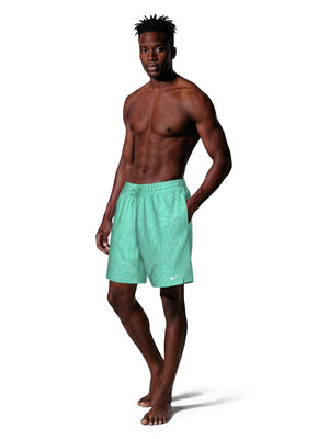 Nike Swim Breaker Men's 7" Brief-Lined Volley Short - Bleached Turq