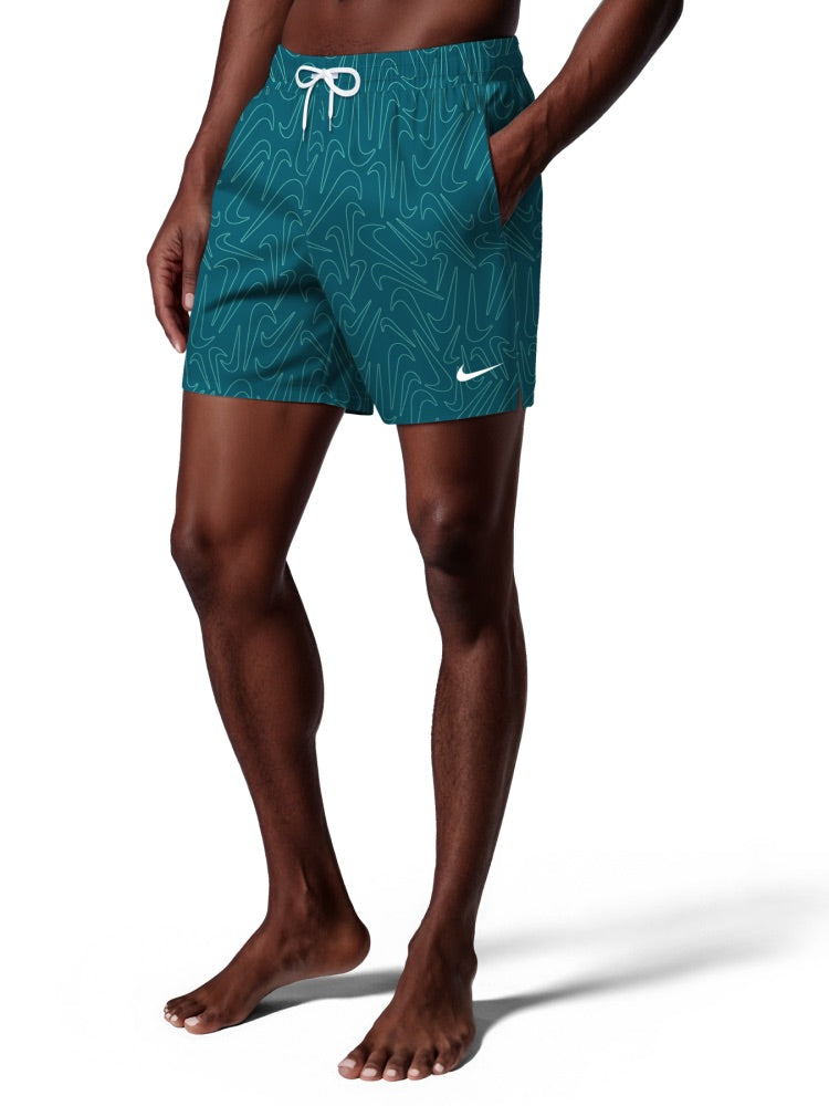 Nike Swim Breaker Men's 5" Brief-Lined Volley Short - Green Abyss alternate image 1