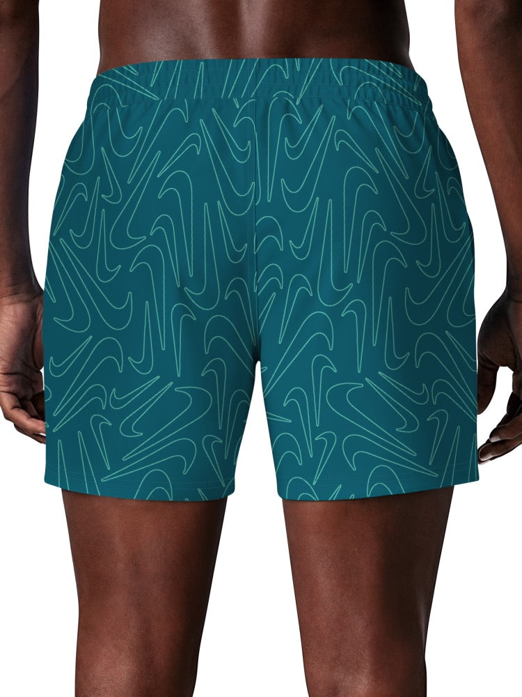 Nike Swim Breaker Men's 5" Brief-Lined Volley Short - Green Abyss alternate image 3