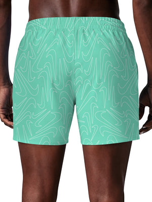 Nike Swim Breaker Men's 5" Brief-Lined Volley Short - Bleached Turq alternate image 3