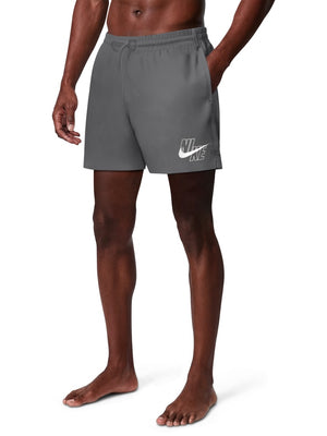 Nike Swim Breaker Men's 5" Brief-Lined Volley Short - Cool Grey
