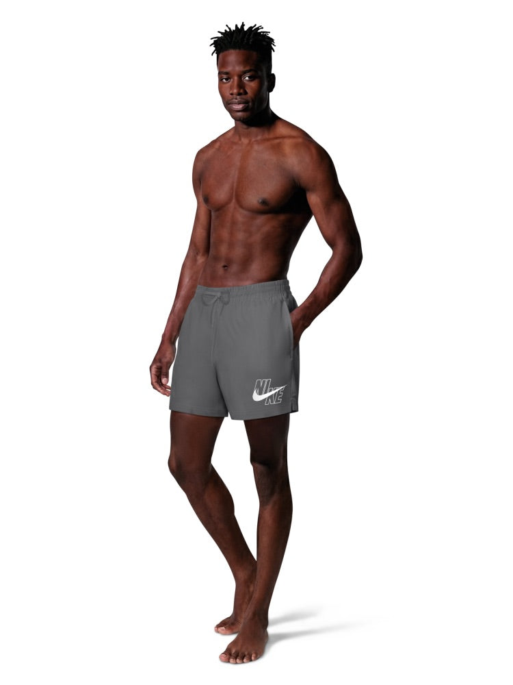 Nike Swim Breaker Men's 5" Brief-Lined Volley Short - Cool Grey alternate image 1