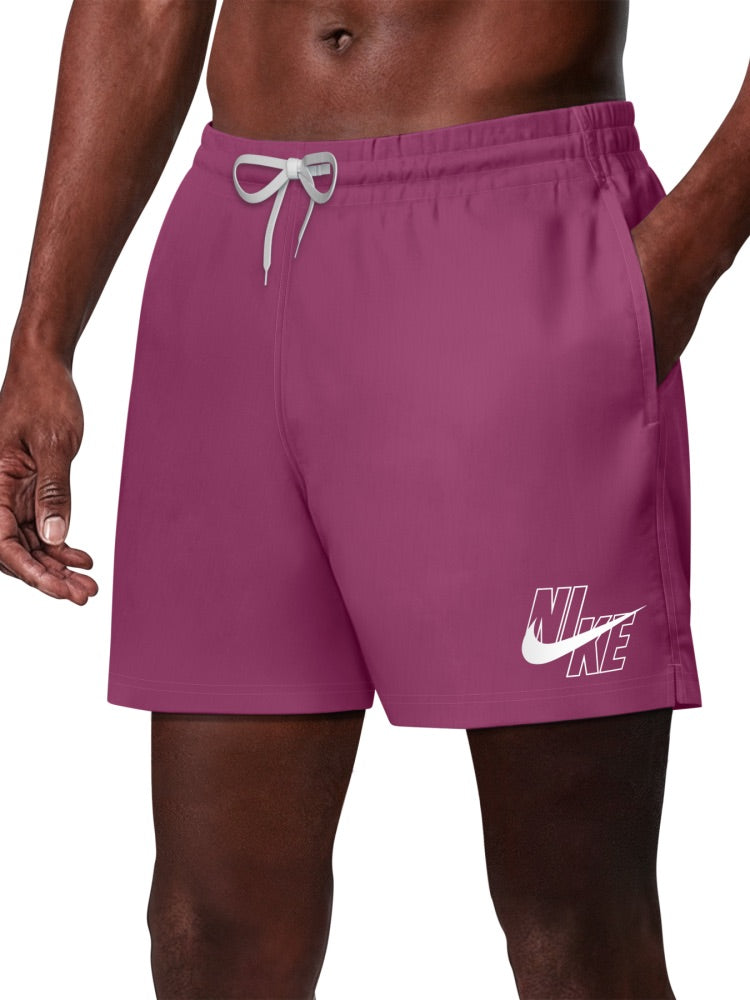 Nike Swim Breaker Men's 5" Brief-Lined Volley Short - Desert Pink alternate image 2