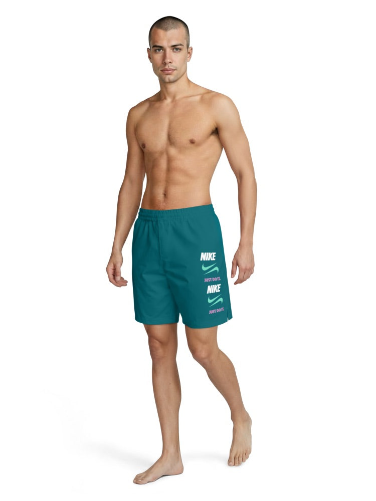 Nike Swim Breaker Men's 7" Brief-Lined Volley Short - Energy