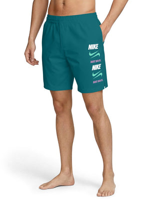 Nike Swim Breaker Men's 7" Brief-Lined Volley Short - Energy alternate image 1