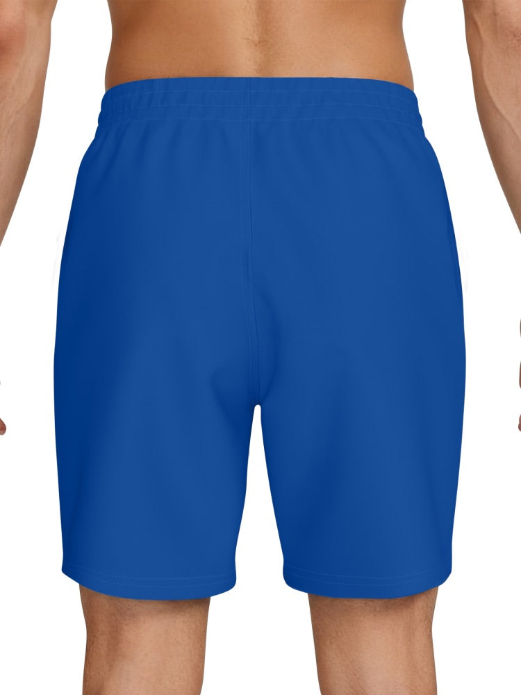 Nike Swim Breaker Men's 7" Brief-Lined Volley Short - Blue Crystal alternate image 3