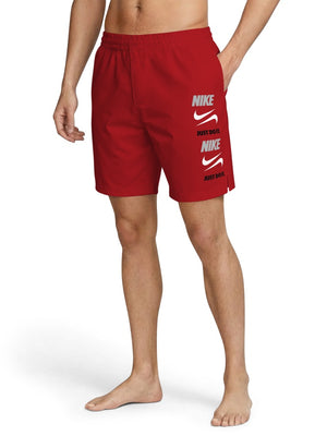 Nike Swim Breaker Men's 7" Brief-Lined Volley Short - University Red alternate image 1