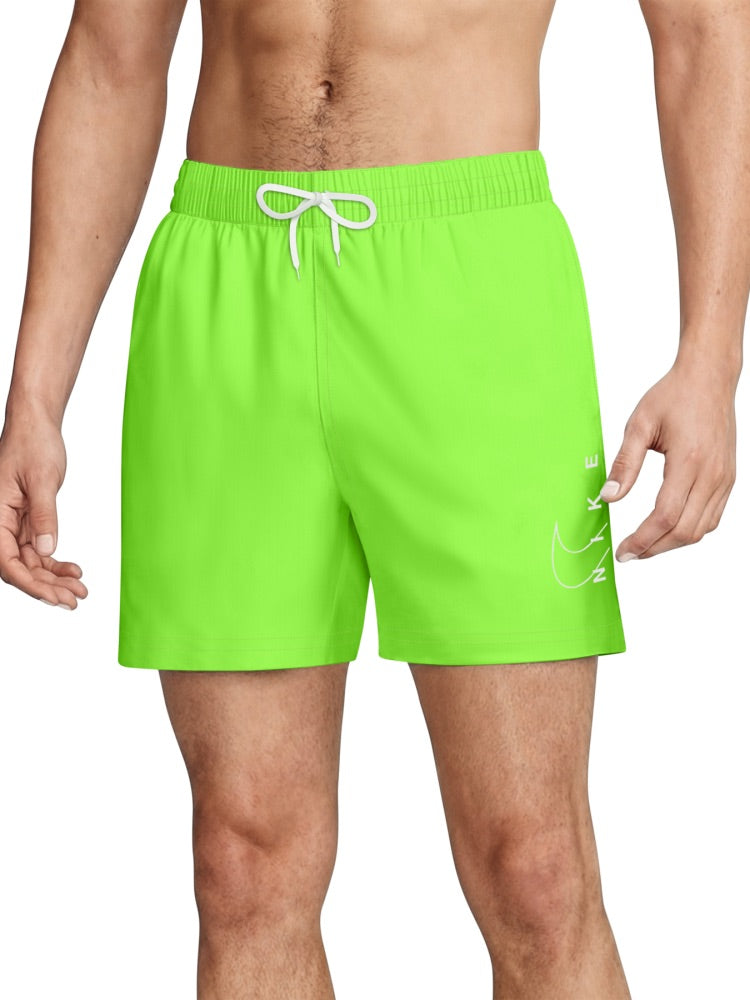 Nike Swim Breaker Men's 5" Brief-Lined Volley Short - Voltage Green alternate image 2