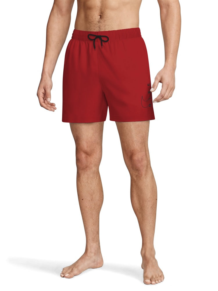 Nike Swim Breaker Men's 5" Brief-Lined Volley Short - University Red alternate image 1