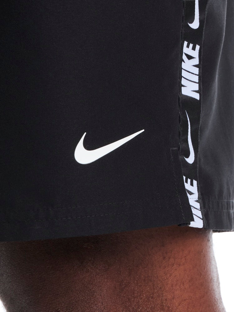 Nike Swim Breaker Logo Tape Men's 9" Fully Mesh Volley Short (Big & Tall) - Black alternate image 2