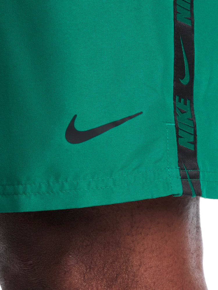Nike Swim Breaker Logo Tape Men's 9" Fully Mesh Volley Short (Big & Tall) - Malachite alternate image 2