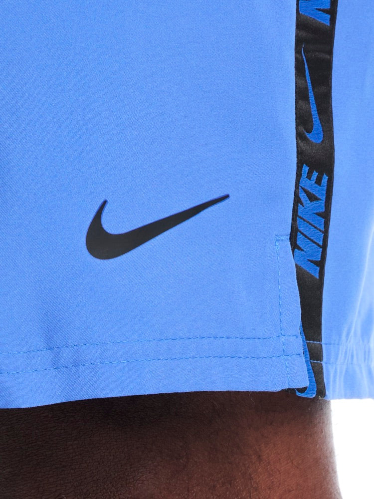 Nike Swim Breaker Logo Tape Men's 9" Fully Mesh Volley Short (Big & Tall) - Blue Crystal alternate image 2