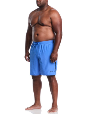 Nike Swim Breaker Logo Tape Men's 9" Fully Mesh Volley Short (Big & Tall) - Blue Crystal alternate image 3