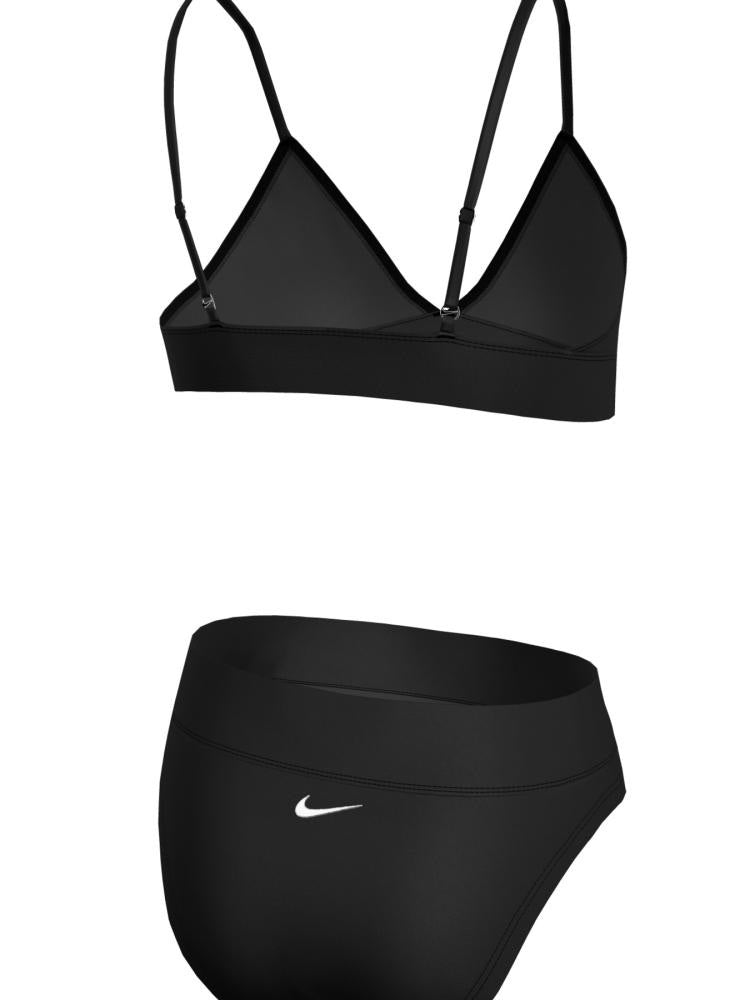 Nike Swim Effortless Essential Big Kids' (Girls') Triangle Bikini Set - Black alternate image 1