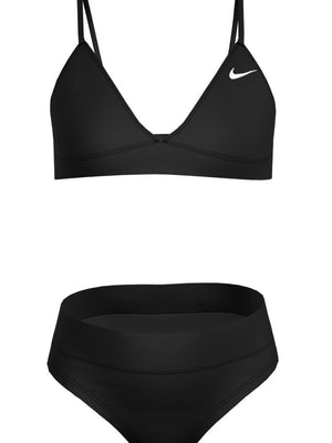 Nike Swim Effortless Essential Big Kids' (Girls') Triangle Bikini Set - Black alternate image 2