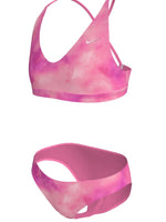 Nike Swim Big Kids' (Girls') Lace Up Bikini Set - Pink Glow