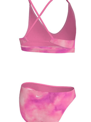 Nike Swim Big Kids' (Girls') Lace Up Bikini Set - Pink Glow alternate image 1