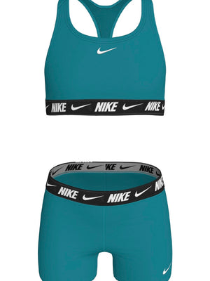 Nike Swim Big Kids' (Girls') Racerback Bikini & Short Set - Energy alternate image 2