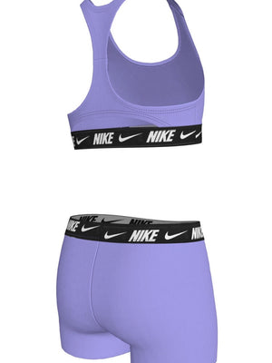 Nike Swim Big Kids' (Girls') Racerback Bikini & Short Set - Light Thistle alternate image 1