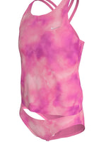 Nike Swim Big Kids' (Girls') Spiderback Tankini Set - Pink Glow