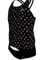 Nike Swim Big Kids' (Girls') Spiderback Tankini Set - Jet Black
