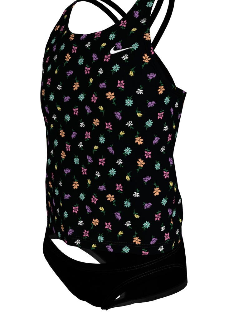 Nike Swim Big Kids' (Girls') Spiderback Tankini Set - Jet Black