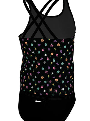 Nike Swim Big Kids' (Girls') Spiderback Tankini Set - Jet Black alternate image 1