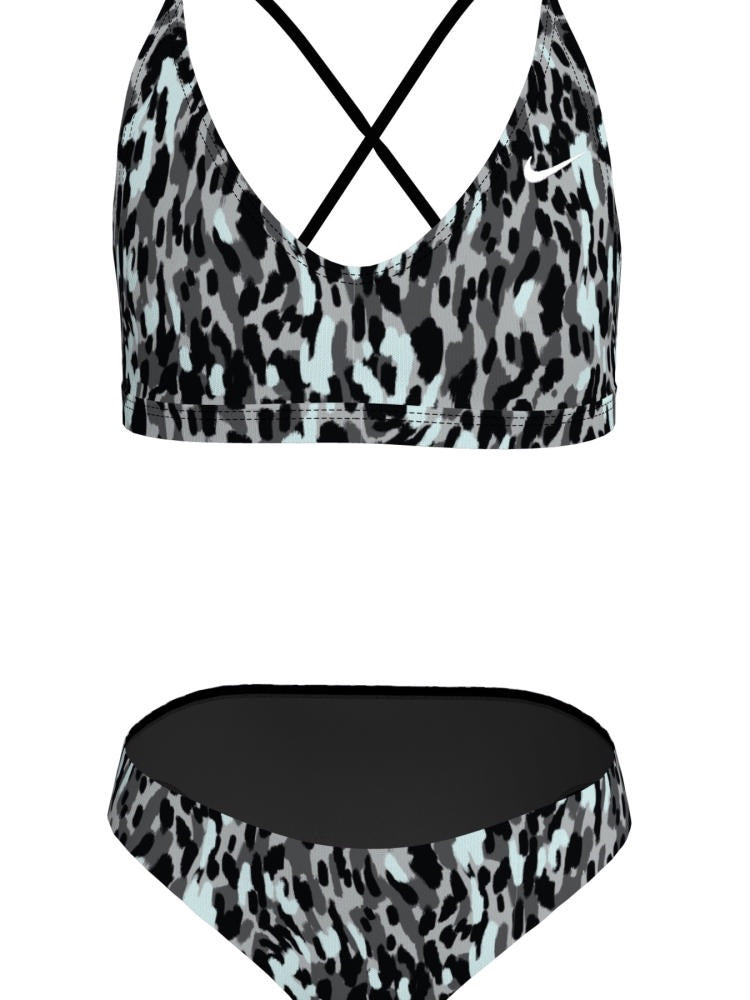 Nike Swim Big Kids' (Girls') Lace Up Bikini Set - Black alternate image 2