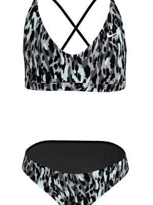 Nike Swim Big Kids' (Girls') Lace Up Bikini Set - Black alternate image 2