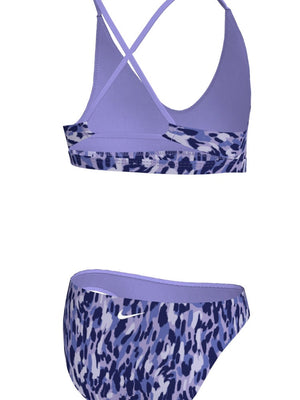 Nike Swim Big Kids' (Girls') Lace Up Bikini Set - Light Thistle alternate image 1