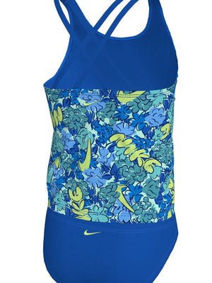 Nike Swim Big Kids' (Girls') Spiderback Tankini Set - Blue Crystal alternate image 1