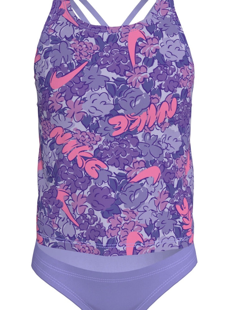 Nike Swim Big Kids' (Girls') Spiderback Tankini Set - Light Thistle alternate image 2