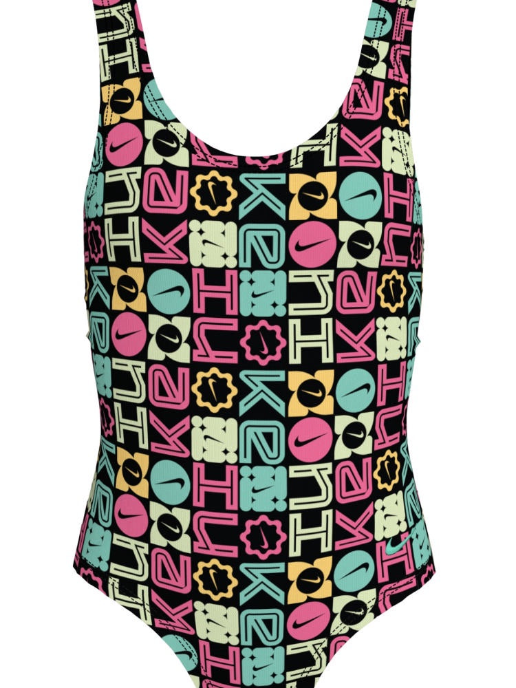 Nike Swim Big Kids' (Girls') U-Back One Piece - Jet Black alternate image 2
