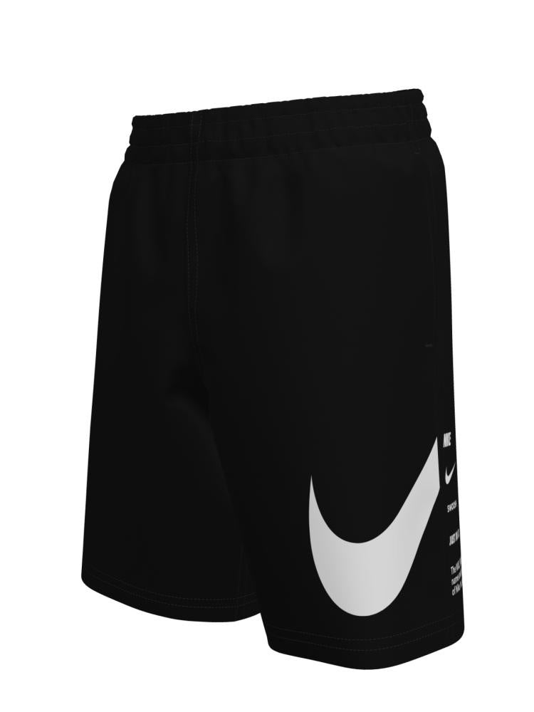 Nike Swim Breaker Big Kids' (Boys') 7" Brief-Lined Volley Short - Black