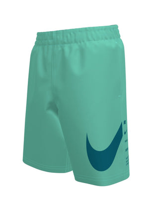 Nike Swim Breaker Big Kids' (Boys') 7" Brief-Lined Volley Short - Bleached Turq