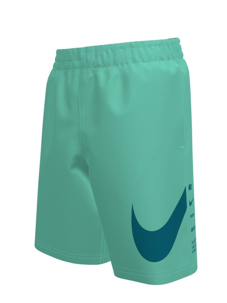 Nike Swim Breaker Big Kids' (Boys') 7" Brief-Lined Volley Short - Bleached Turq