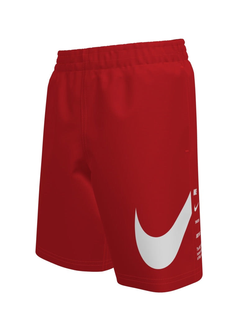 Nike Swim Breaker Big Kids' (Boys') 7" Brief-Lined Volley Short - University Red