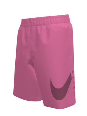 Nike Swim Breaker Big Kids' (Boys') 7" Brief-Lined Volley Short - Pink Glow