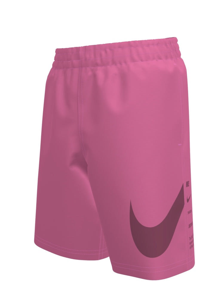 Nike Swim Breaker Big Kids' (Boys') 7" Brief-Lined Volley Short - Pink Glow