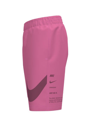 Nike Swim Breaker Big Kids' (Boys') 7" Brief-Lined Volley Short - Pink Glow alternate image 1