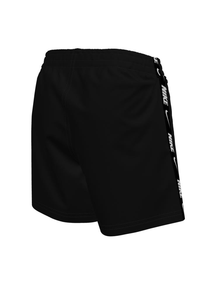 Nike Swim Breaker Logo Tape Big Kids' (Boys') 4" Brief-Lined Volley Short - Black alternate image 2