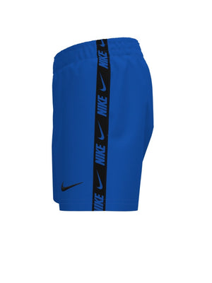 Nike Swim Breaker Logo Tape Big Kids' (Boys') 4" Brief-Lined Volley Short - Blue Crystal alternate image 1