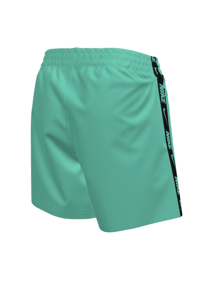 Nike Swim Breaker Logo Tape Big Kids' (Boys') 4" Brief-Lined Volley Short - Bleached Turq alternate image 2
