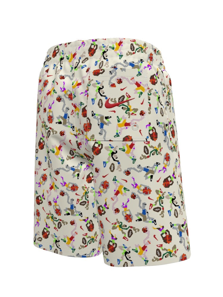 Nike Swim Breaker Big Kids' (Boys') 7" Brief-Lined Volley Short - Sail alternate image 2